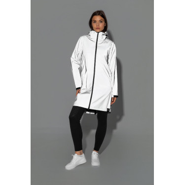 Imperméable Horze réfléchissant femme Impression réflechissante Gris
