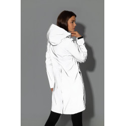 Imperméable Horze réfléchissant femme Impression réflechissante Gris