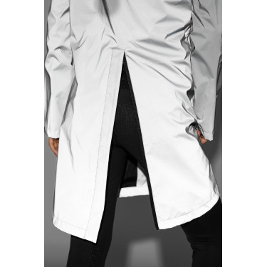 Imperméable Horze réfléchissant femme Impression réflechissante Gris