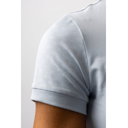 T-shirt d'entraînement Horze Joie manches courtes enfant Gris aube bleu