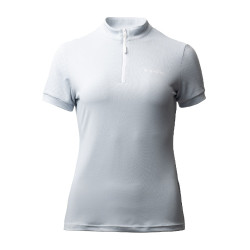 T-shirt d'entraînement Horze Joie manches courtes enfant Gris aube bleu