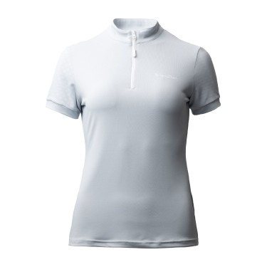T-shirt d'entraînement Horze Joie manches courtes enfant Gris aube bleu