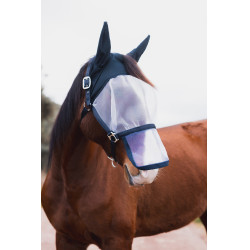 Halster met vliegenmasker Horze Paso Fino Opening Marineblauw