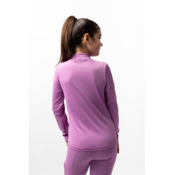T-shirt d'entraînement Horze Mea enfant Pensée pâle Violet