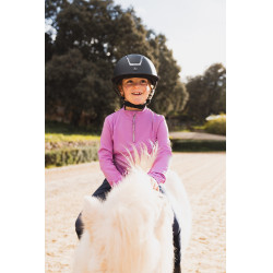 T-shirt d'entraînement Horze Mea enfant Pensée pâle Violet