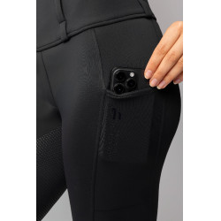 Hybride legging Horze Anya dames fullgrip Zwart Hybride legging Horze Anya dames fullgrip Zwart