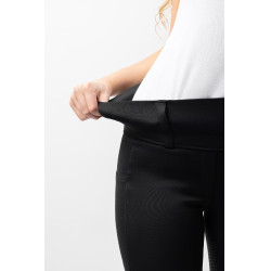 Hybride legging Horze Anya dames fullgrip Zwart Hybride legging Horze Anya dames fullgrip Zwart