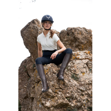 Legging Hybrid Horze Anya femme fullgrip Marine foncé Bleu Legging Hybrid Horze Anya femme fullgrip Marine foncé Bleu