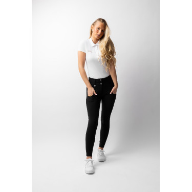 Pantalon Horze Grand Prix Pro fond intégral femme Noir Pantalon Horze Grand Prix Pro fond intégral femme Noir