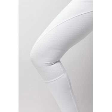 Pantalon d'équitation Horze Leonie fond intégral femme Blanc brillant Pantalon d'équitation Horze Leonie fond intégral femme Blanc brillant