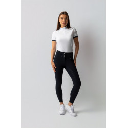 Pantalon d'équitation Horze Leonie fond intégral femme Marine foncé Bleu Pantalon d'équitation Horze Leonie fond intégral femme Marine foncé Bleu