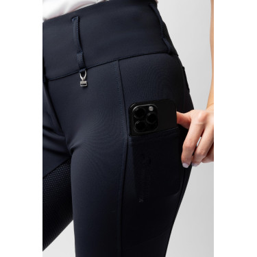Pantalon d'équitation Horze Leonie fond intégral femme Marine foncé Bleu Pantalon d'équitation Horze Leonie fond intégral femme Marine foncé Bleu