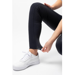 Pantalon d'équitation Horze Leonie fond intégral femme Marine foncé Bleu Pantalon d'équitation Horze Leonie fond intégral femme Marine foncé Bleu