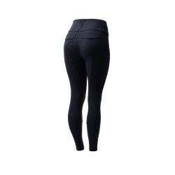 Pantalon d'équitation Horze Leonie fond intégral femme Marine foncé Bleu Pantalon d'équitation Horze Leonie fond intégral femme Marine foncé Bleu