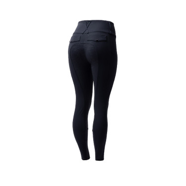 Pantalon d'équitation Horze Leonie fond intégral femme Marine foncé Bleu Pantalon d'équitation Horze Leonie fond intégral femme Marine foncé Bleu