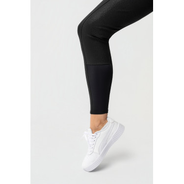 Pantalon d'équitation Horze Leonie fond intégral femme Noir Pantalon d'équitation Horze Leonie fond intégral femme Noir