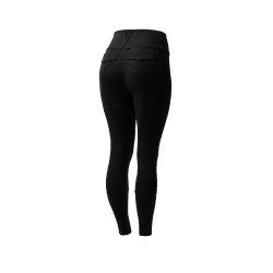 Pantalon d'équitation Horze Leonie fond intégral femme Noir Pantalon d'équitation Horze Leonie fond intégral femme Noir