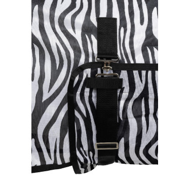 Vliegendeken Horze Defender met buikflap Zebra Motieven