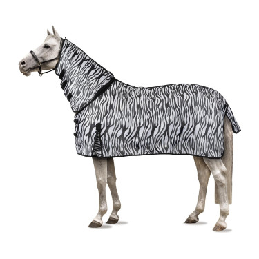 Vliegendeken Horze Defender Zebra Motieven