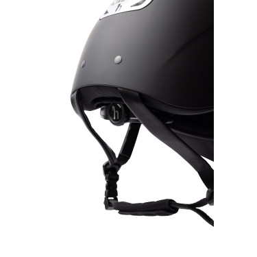 Casque d'équitation ornement en cristal Horze Arix II Noir / argent