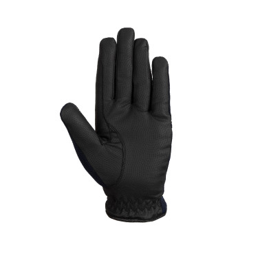 Gants d'équitation femme Horze Mayla Winter Marine foncé Bleu