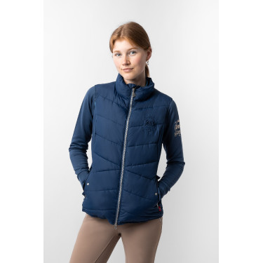 Gewatteerd Rijvest B Vertigo Cordelia Marine titaan Marineblauw Gewatteerd Rijvest B Vertigo Cordelia Marine titaan Marineblauw