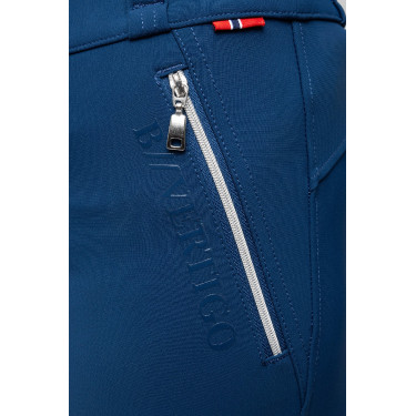 Pantalon d'équitation femme B Vertigo thermique grip intégral Enya Marine titan Bleu marine