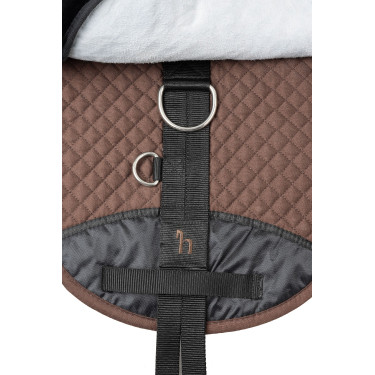 Tapis de monte en peau de mouton Horze Noir