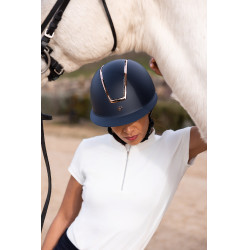 Casque Atmos Metallic II Horze Marine / rose gold Bleu marine