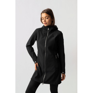 Lange softshell jas Anna Horze Zwart Lange softshell jas Anna Horze Zwart
