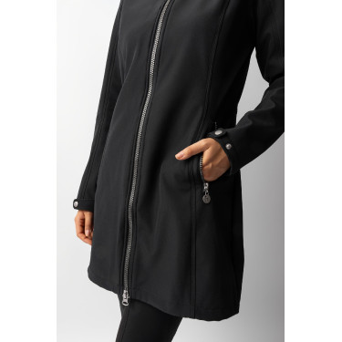 Lange softshell jas Anna Horze Zwart Lange softshell jas Anna Horze Zwart