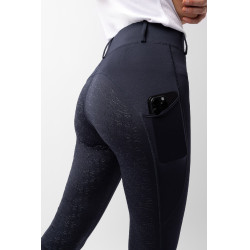 Legging fond intégral Grip Horze Dea femme Marine foncé Bleu Legging fond intégral Grip Horze Dea femme Marine foncé Bleu
