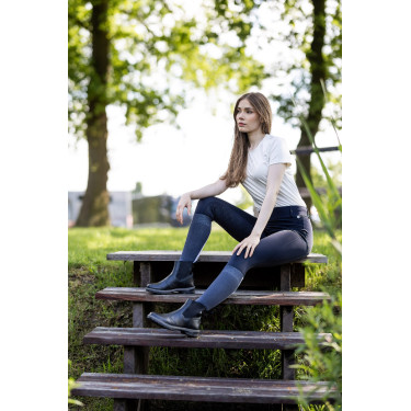 Legging fond intégral Grip Horze Dea femme Marine foncé Bleu Legging fond intégral Grip Horze Dea femme Marine foncé Bleu