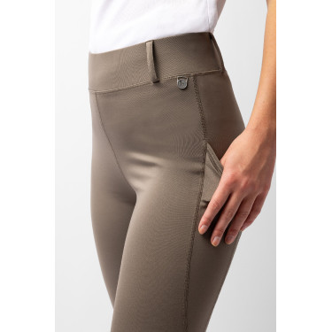 Legging équitation à fond intégral Grip Horze Dea, femme Marron morille Legging équitation à fond intégral Grip Horze Dea, femme Marron morille