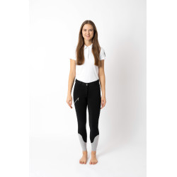Pantalon d'équitation Horze Felicia fond intégral grip Noir