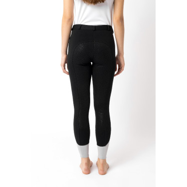 Pantalon d'équitation Horze Felicia fond intégral grip Noir