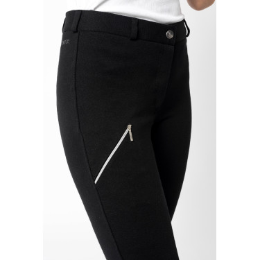 Pantalon d'équitation Horze Felicia fond intégral grip Noir