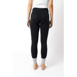 Pantalon d'équitation Horze Felicia fond intégral grip Marine foncé Bleu