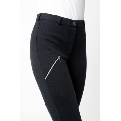 Pantalon d'équitation Horze Felicia fond intégral grip Marine foncé Bleu