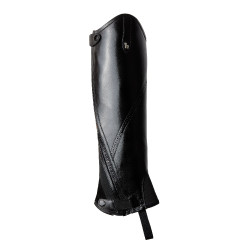 Mini-chaps Horze Wicklow met bloemenperforaties Zwart