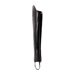 Mini-chaps Horze Wicklow avec perforations fleuries Noir Mini-chaps Horze Wicklow avec perforations fleuries Noir