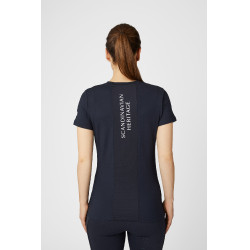 T-shirt de maternité fonctionnel Horze Lily Marine foncé Bleu T-shirt de maternité fonctionnel Horze Lily Marine foncé Bleu