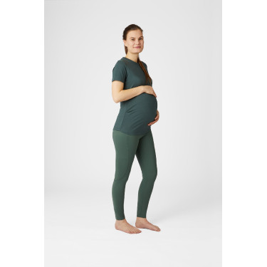 Functioneel zwangerschapsshirt Horze Lily Groene koriander