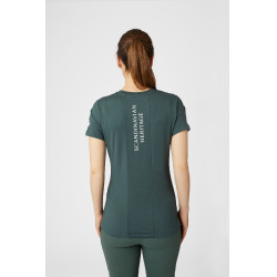 Functioneel zwangerschapsshirt Horze Lily Groene koriander