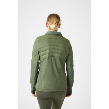 Anorak hybride Horze Annika, femme Vert olive
