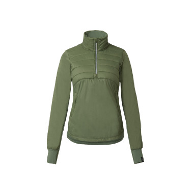 Anorak hybride Horze Annika, femme Vert olive