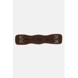 Sangle de dressage préformée néoprène Samara avec élastique Horze Marron demitasse