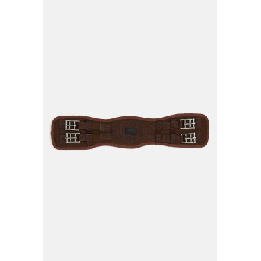 Sangle de dressage préformée néoprène Samara avec élastique Horze Marron demitasse