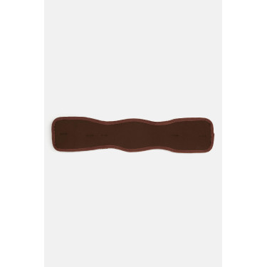 Sangle de dressage préformée néoprène Samara avec élastique Horze Marron demitasse