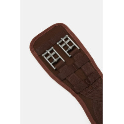 Sangle de dressage préformée néoprène Samara avec élastique Horze Marron demitasse